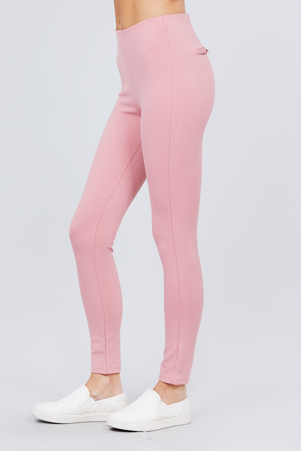 Waist Elastic Band Ponte Pants