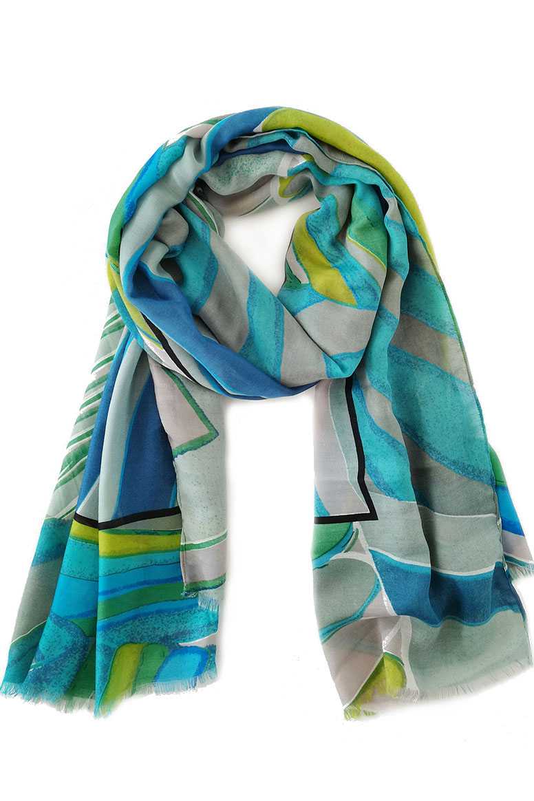 Abstract Print Scarf