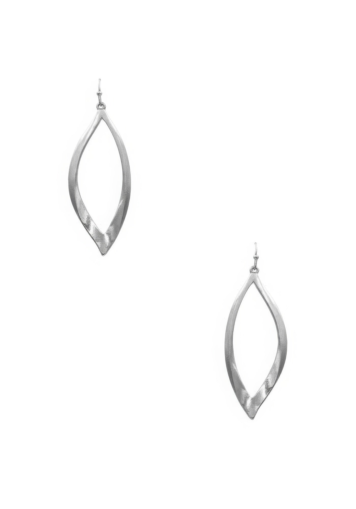 Metal Teardrop Dangle Earring