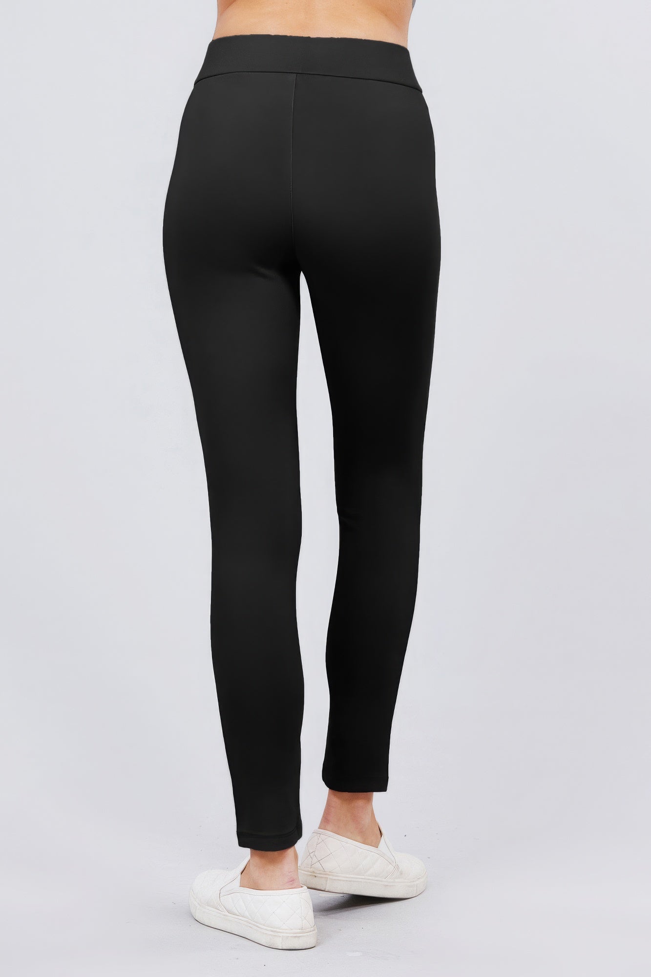 Mid-rise Ponte Pants